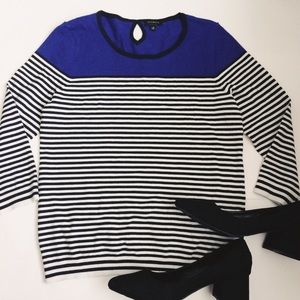 Talbots Cotton Striped Sweater